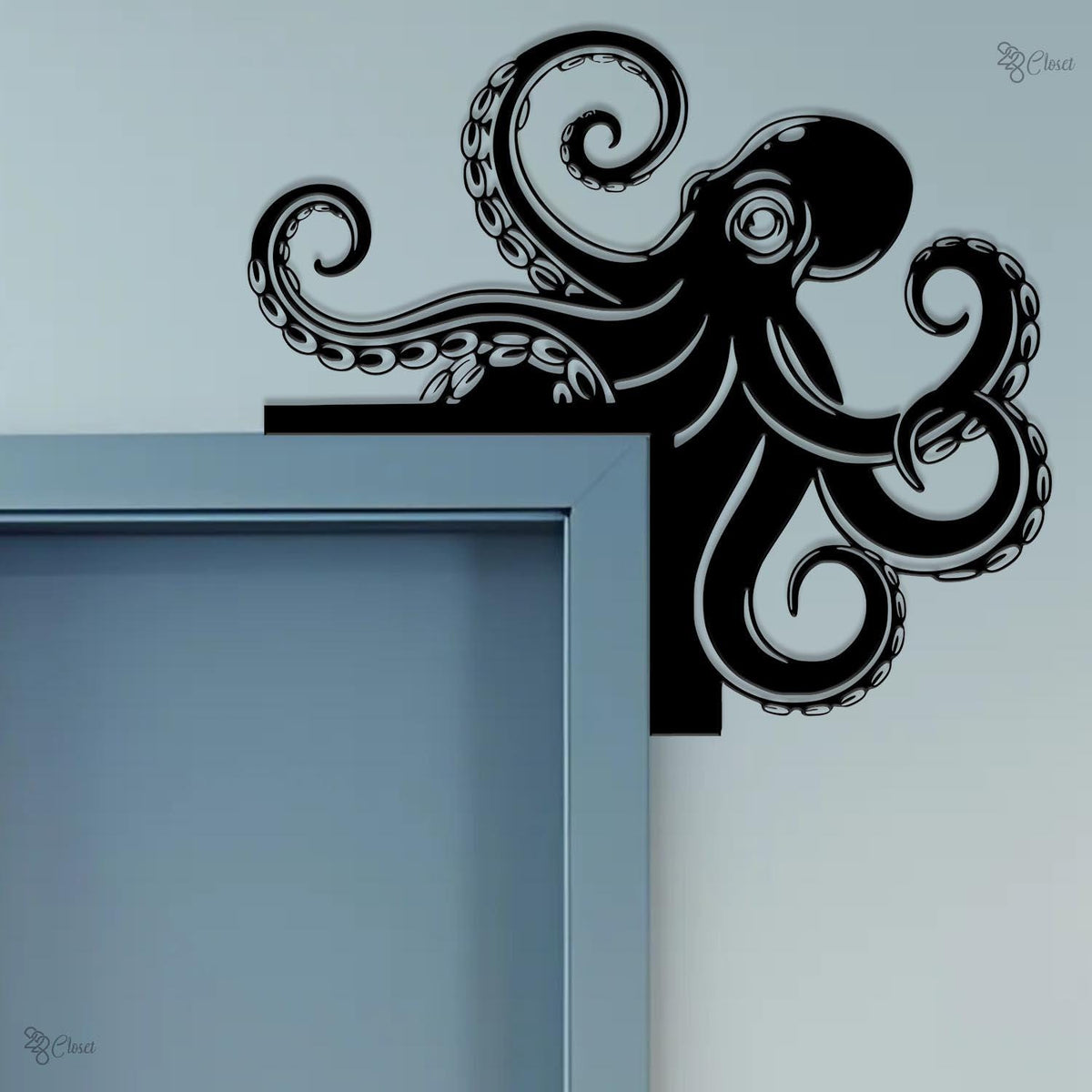 Metal Octopus Wall Decor, Nautical Octopus Wall Art, Ocean Animal Wall Hanging, Sea Animal Metal Sign,Octopus decor,Beach house art,Dad Gift