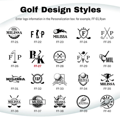 Personalized Golf Ball Stamp, Custom Logo/Initials Stamp For Dad,Upload Your Own Design,Personalized Golf Accessory,Unique Golf Gift