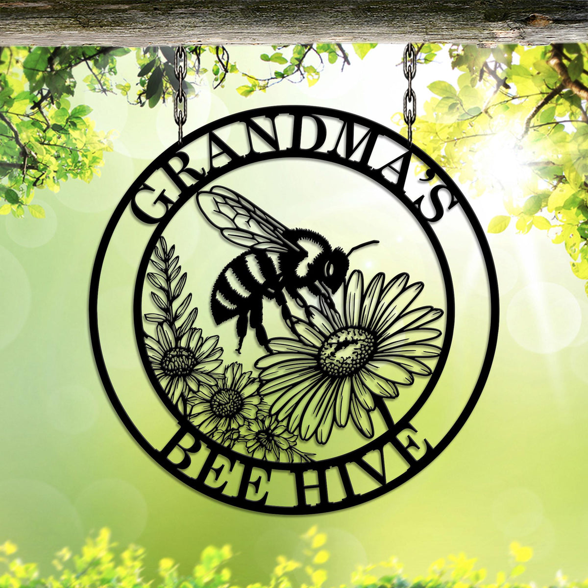 Custom Honey Bee Metal Wall, Personalized Bee Farm Sign, Custom Bee Farm Sign, Gift for Bee Lover, Bee Hive Decor, Gift for farm, Home Decor