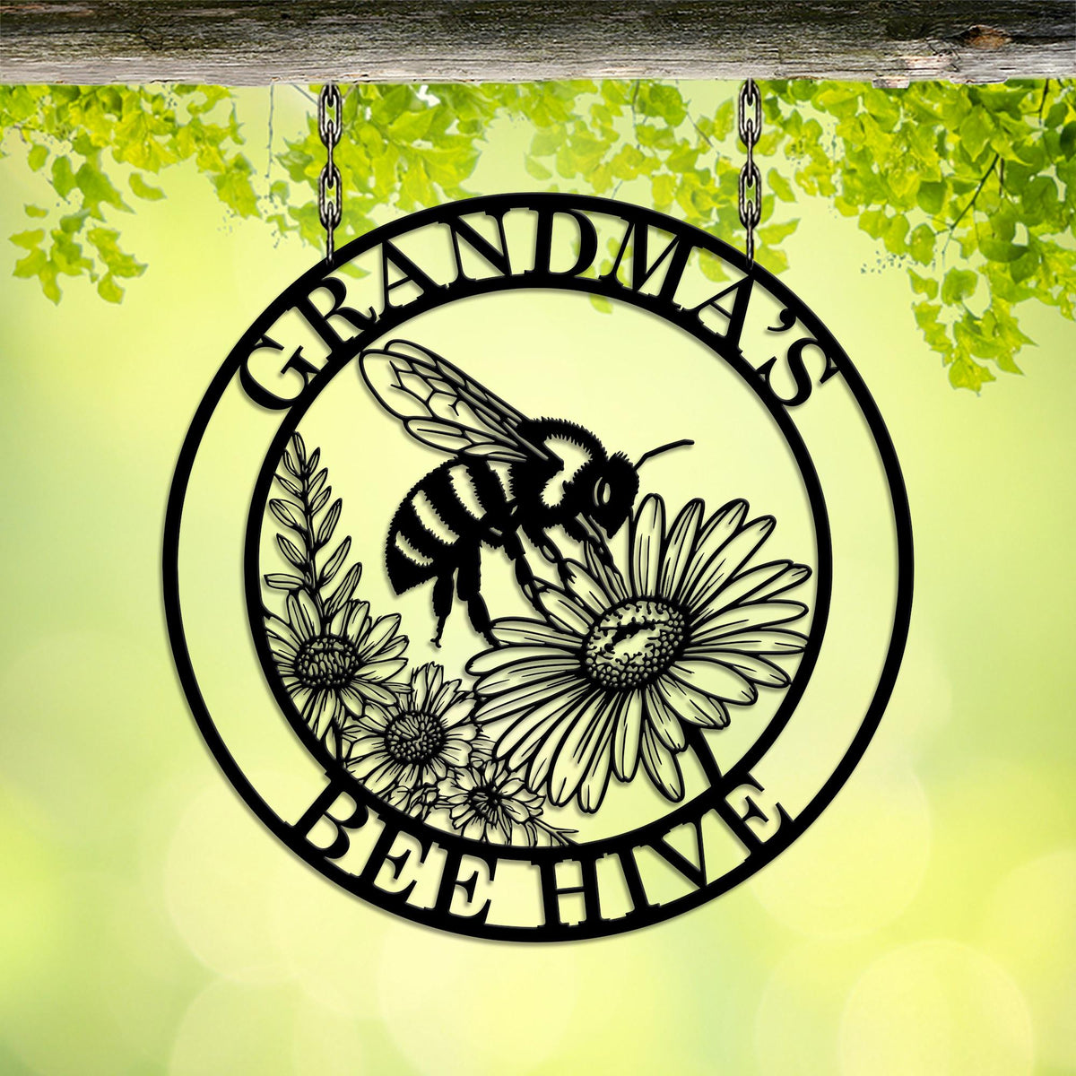 Custom Honey Bee Metal Wall, Personalized Bee Farm Sign, Custom Bee Farm Sign, Gift for Bee Lover, Bee Hive Decor, Gift for farm, Home Decor