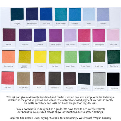 VersaFine Clair Golden Meadow Ink Pad: Fine Detail, Fast Drying