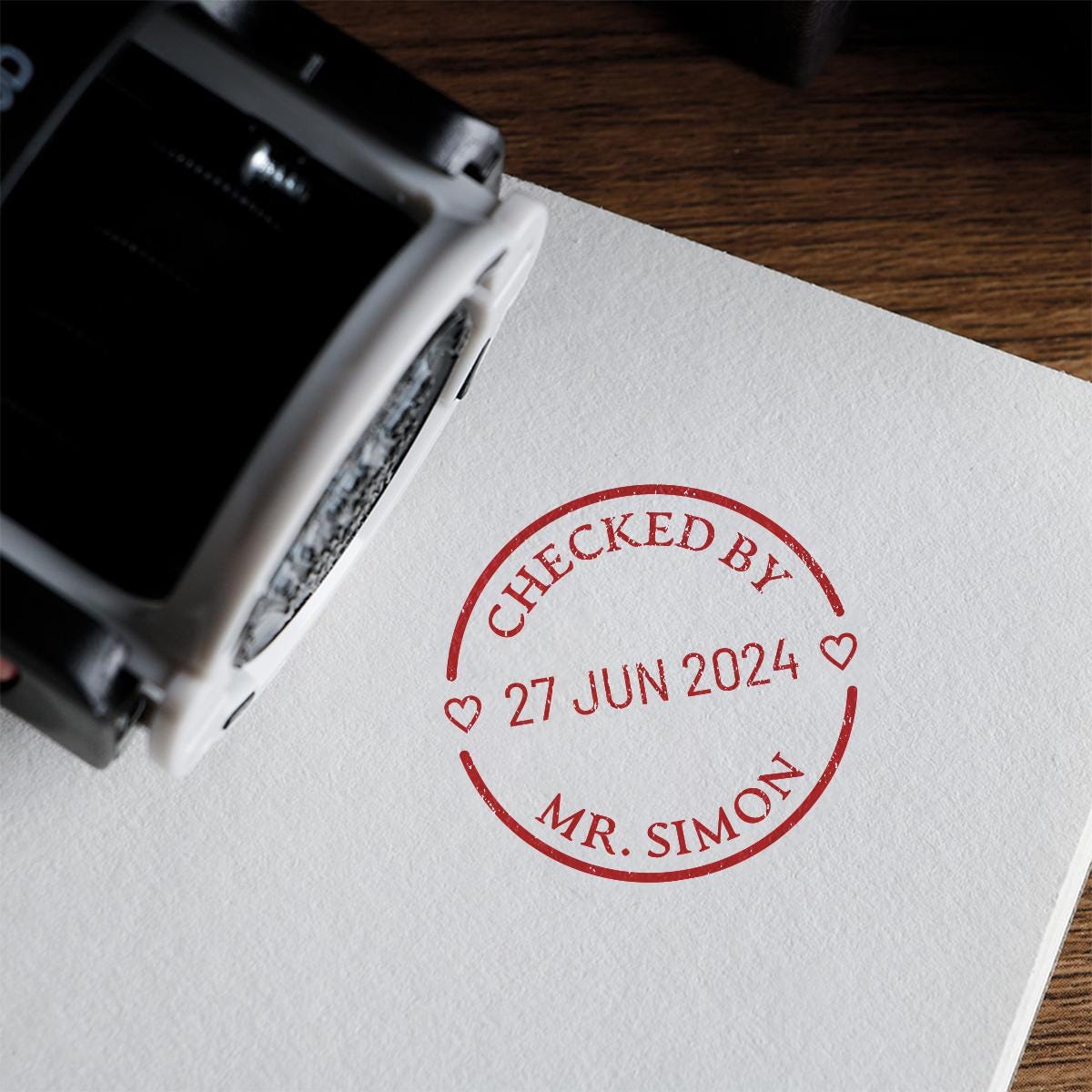 Date Stamp, Office Stamp, Personalized Teacher Stamp, Date Stamp For Teachers, Date Custom Stamp Teacher, Changeable Date Stamp