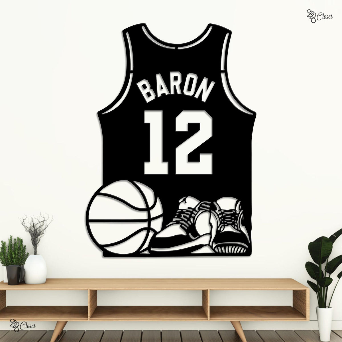 Custom Basketball Jersey LED Sign, Personalized Basketball LED Wall, Gift for dad, Basketball player gift, Sport Jersey Sign,Basketball sign