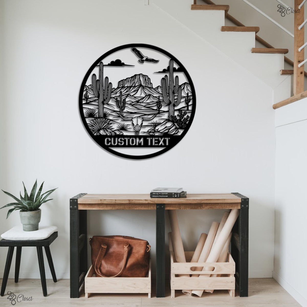 Custom Desert LED Sign, Cactus & Mountain Neon Light Wall, Cactus Mountain LED Sign, Gift for dad, Rustic Desert Neon Sign,  Desert sign