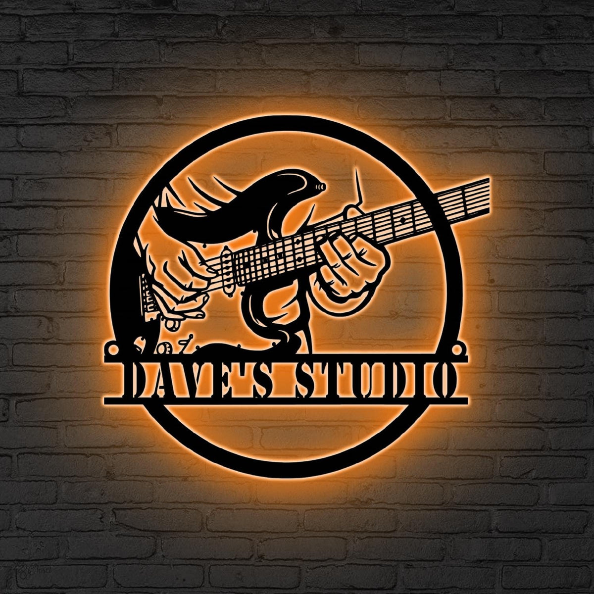 Custom Music Studio LED Sign, Band Room Decor, Gift for Musician, Personalized Music Studio Sign, Personalized LED Music Room Sign,Home Gift