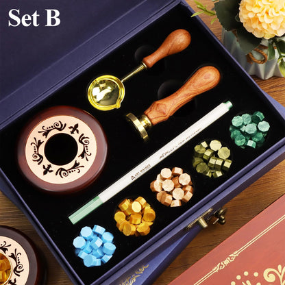 Zodiac Rose Custom Wax Seal Stamp Kit, Send Proof, Custom Any Logo Wax Seal, Personalized Wax Seal Kit for Gift, Wedding Wax Stamp Kit