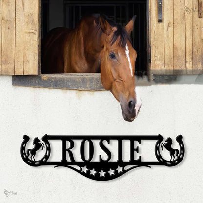 Custom Horse Stable Name Plates, Pony Door Sign, Horse Lover Gifts, Personalised Horse Name Plaques, Stable Sign, Stall Name Plate,Home sign