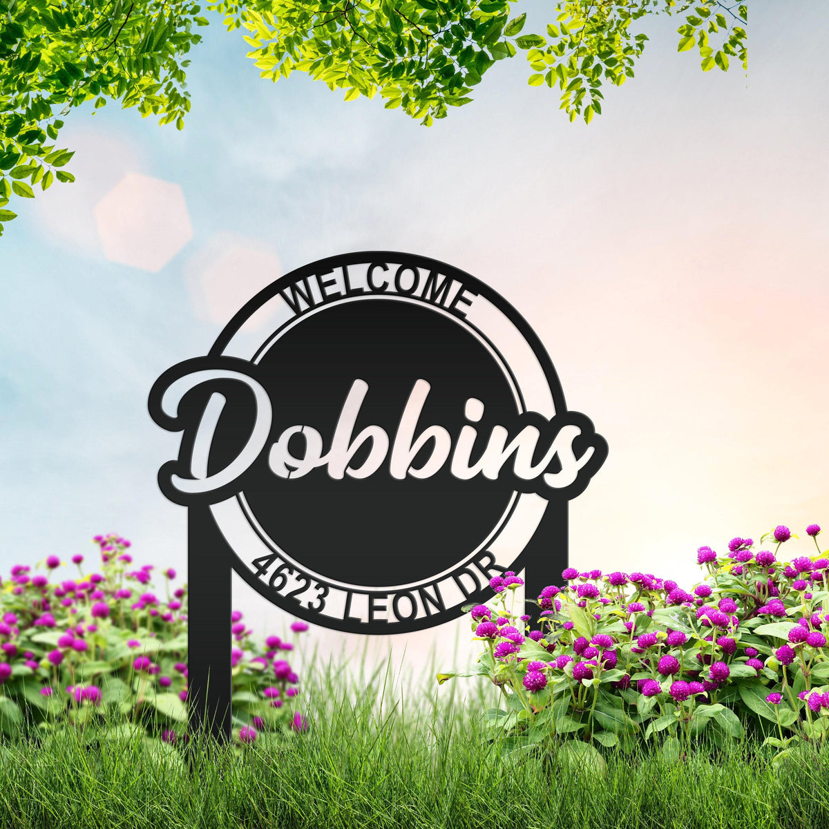 Custom Welcome Yardstake - Business Sign
