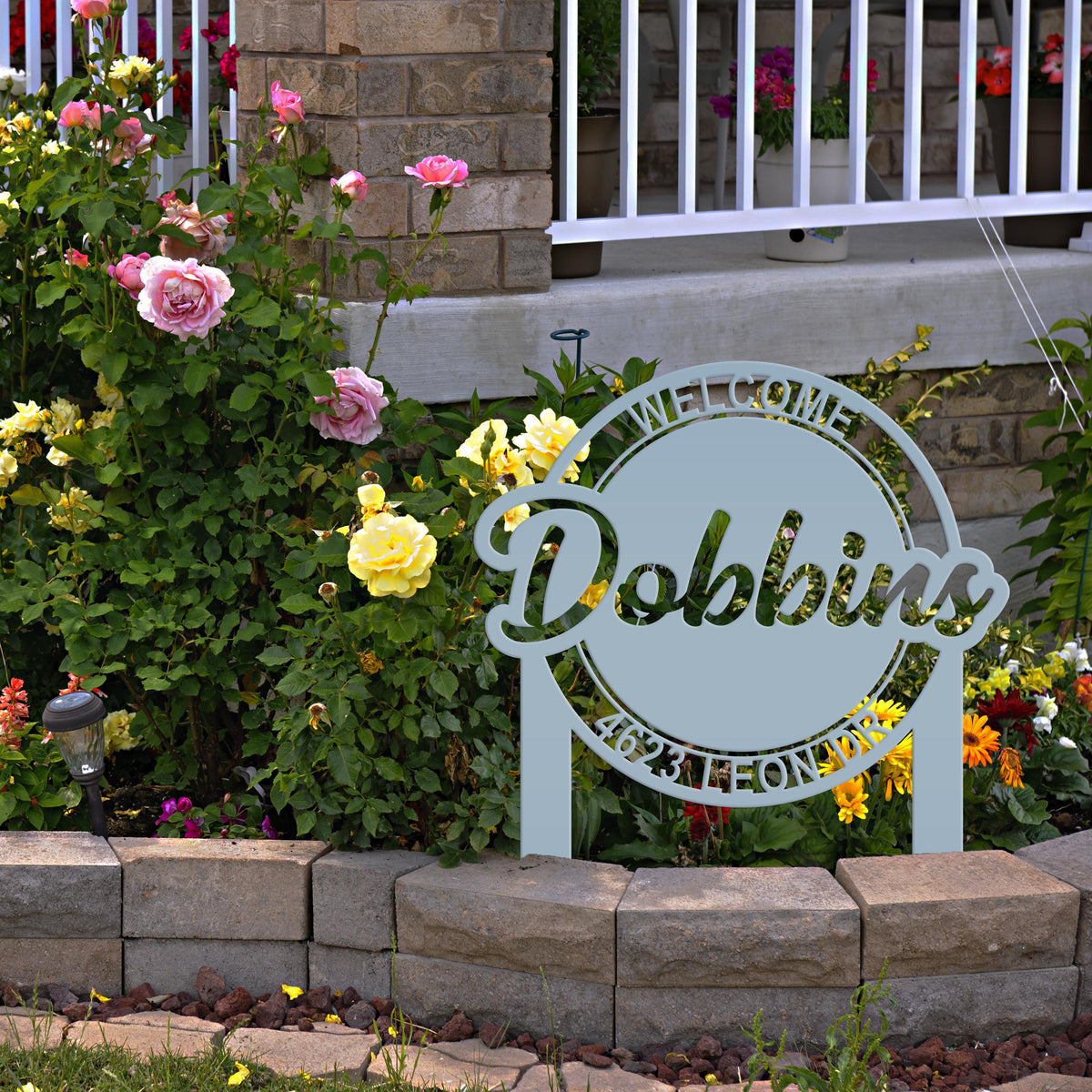 Custom Welcome Yardstake - Business Sign
