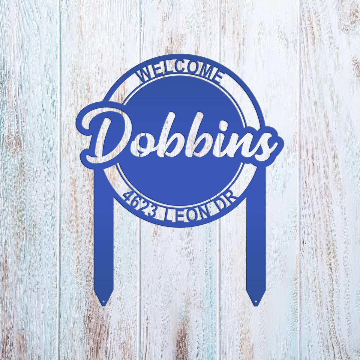 Custom Welcome Yardstake - Business Sign