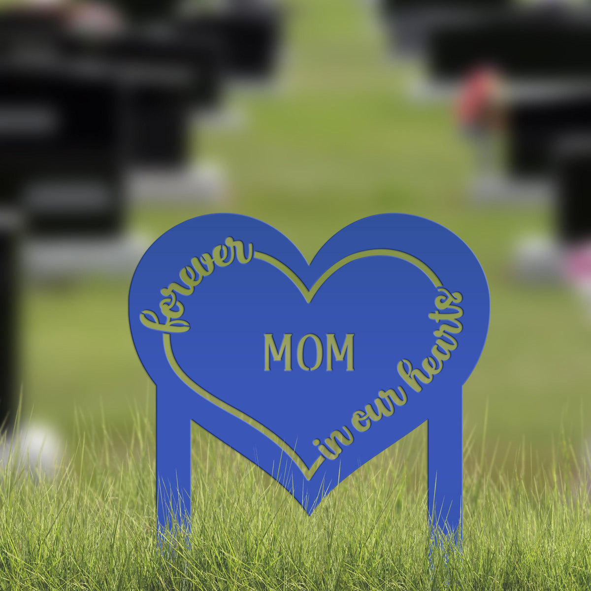 Memorial Sign for Loved Ones | Unique Tribute Yard Decor | Metal Stake for Gardens, Gravesites, or Outdoor Remembrance Displays