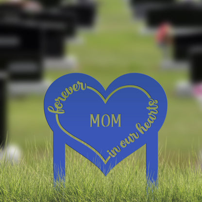 Memorial Sign for Loved Ones | Unique Tribute Yard Decor | Metal Stake for Gardens, Gravesites, or Outdoor Remembrance Displays