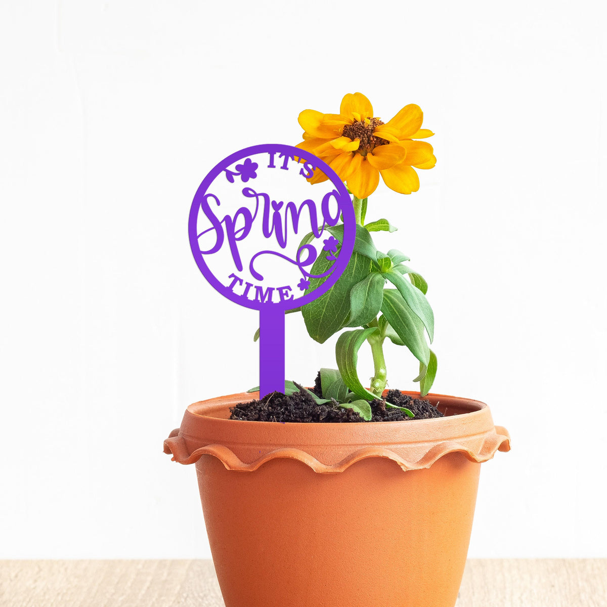 Metal Spring Time Outdoor Yard Stake - Easter and Spring Decor
