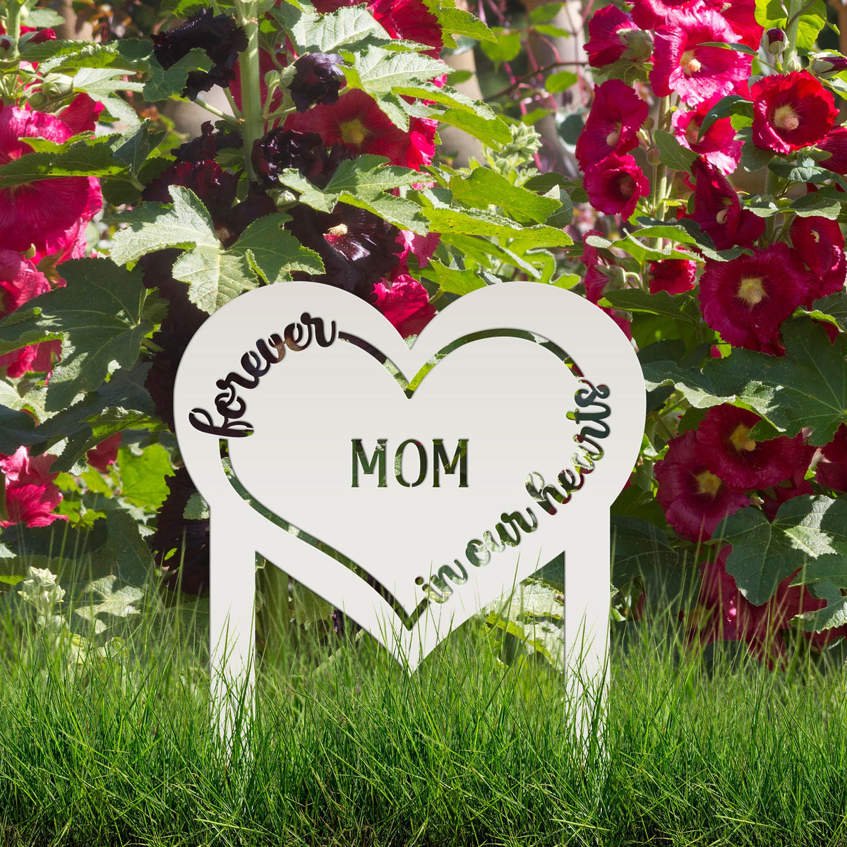 Memorial Sign for Loved Ones | Unique Tribute Yard Decor | Metal Stake for Gardens, Gravesites, or Outdoor Remembrance Displays