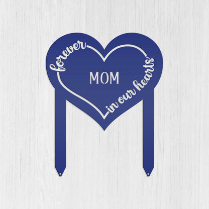 Memorial Sign for Loved Ones | Unique Tribute Yard Decor | Metal Stake for Gardens, Gravesites, or Outdoor Remembrance Displays