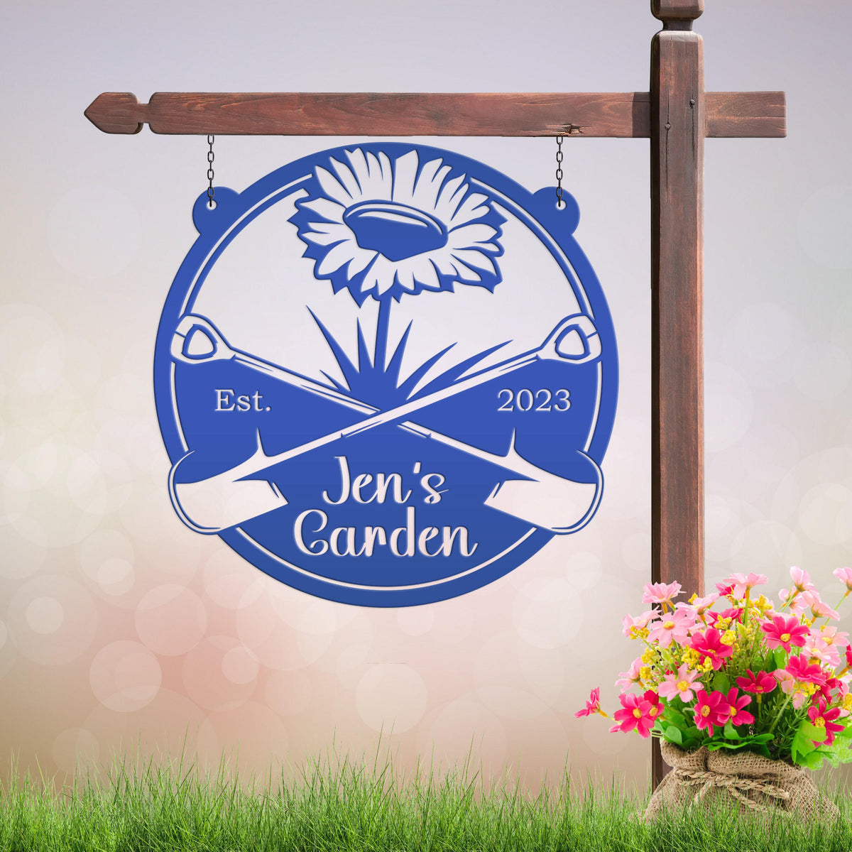 Custom Garden Sign, Veggie Garden Decor, Mother's Day Gift Idea, Garden Club Sign