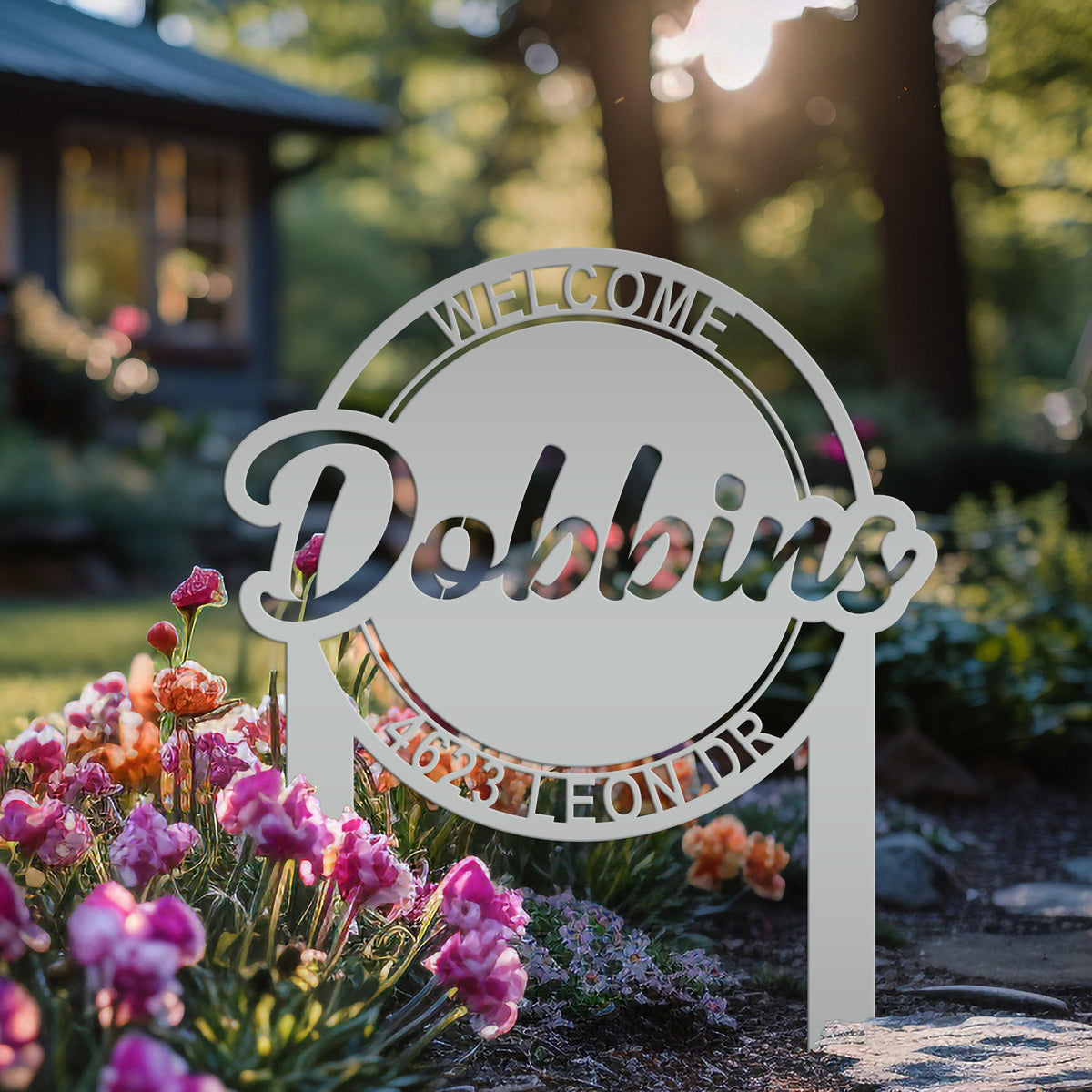 Custom Welcome Yardstake - Business Sign