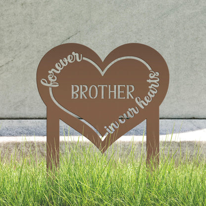 Memorial Sign for Loved Ones | Unique Tribute Yard Decor | Metal Stake for Gardens, Gravesites, or Outdoor Remembrance Displays