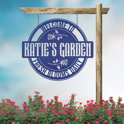 Custom Rose Garden Sign