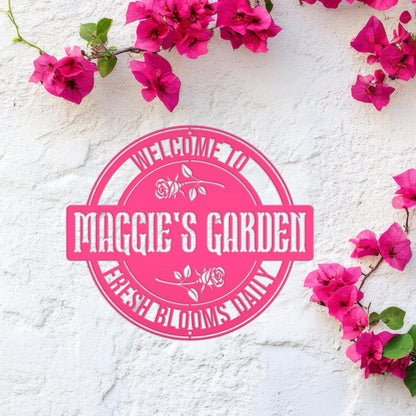 Custom Rose Garden Sign