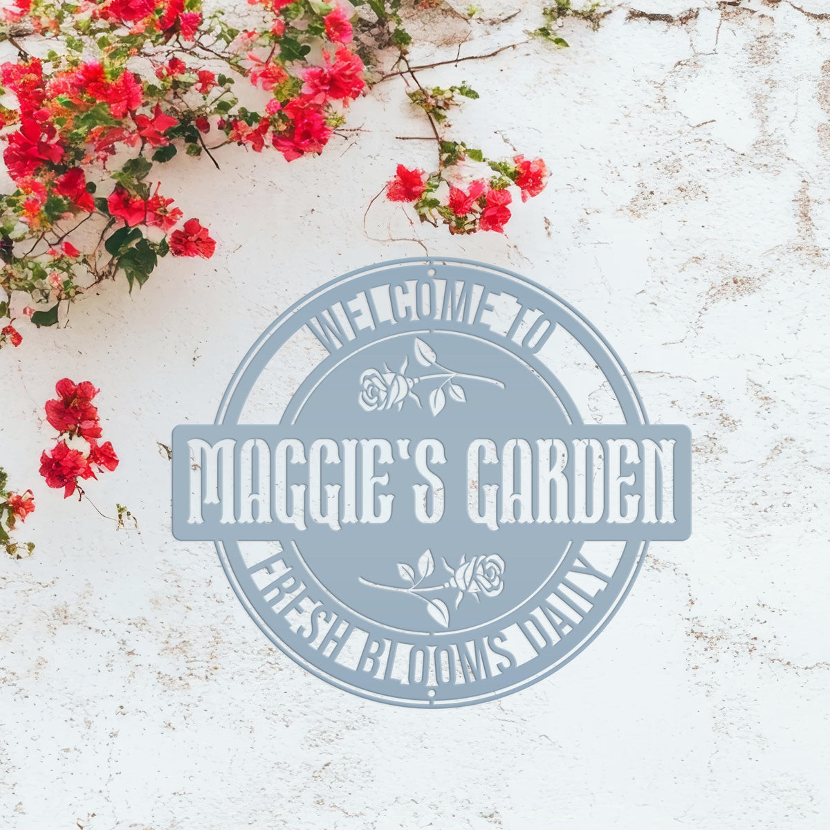 Custom Rose Garden Sign
