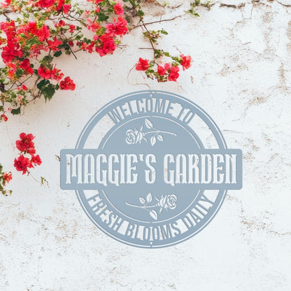 Custom Rose Garden Sign