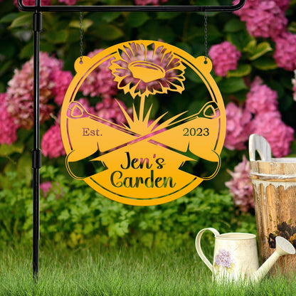 Custom Garden Sign, Veggie Garden Decor, Mother's Day Gift Idea, Garden Club Sign