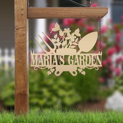 Custom Garden Tools Sign - Outdoor Garden Sign - Custom Garden Stake - Mother's Day Gift
