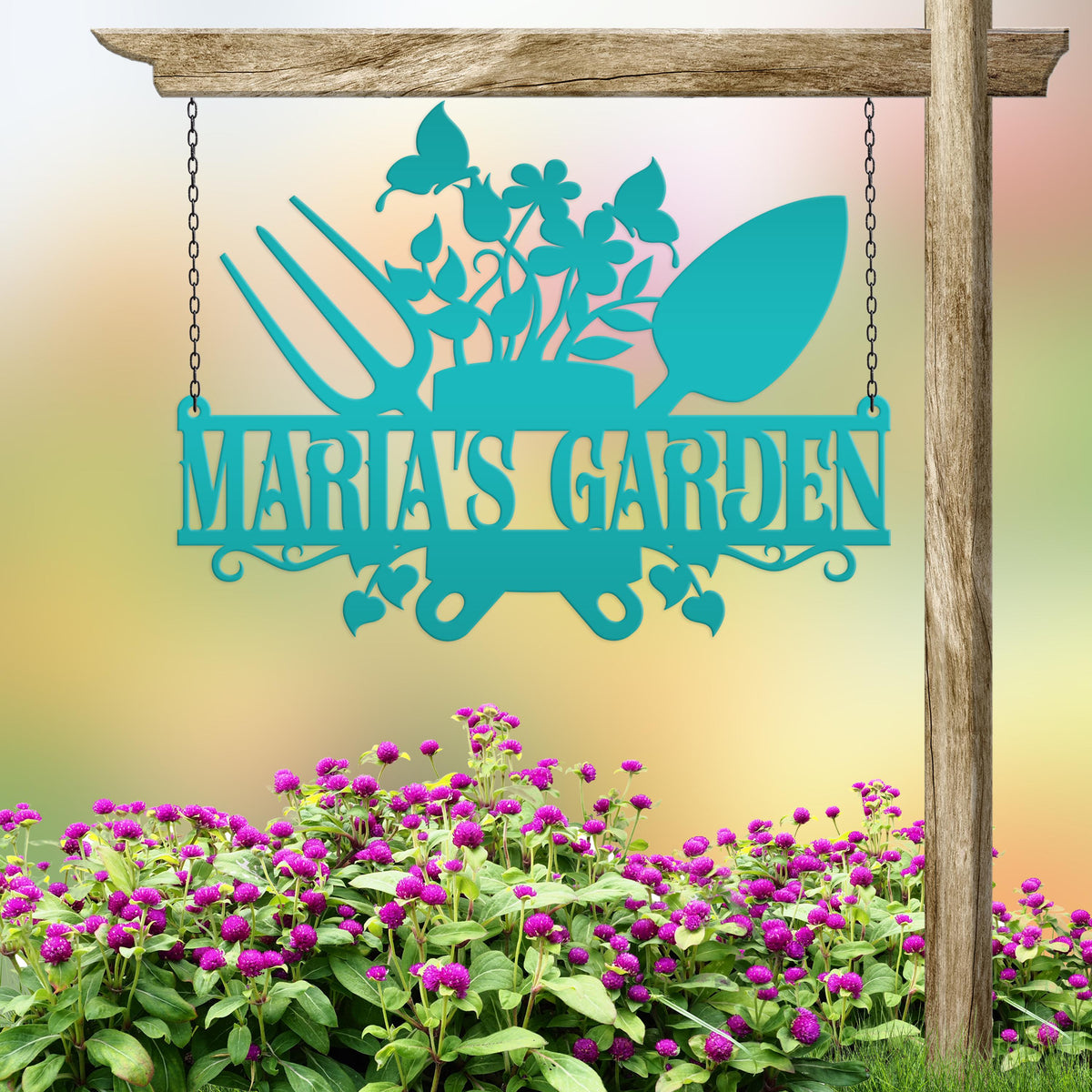 Custom Garden Tools Sign - Outdoor Garden Sign - Custom Garden Stake - Mother's Day Gift