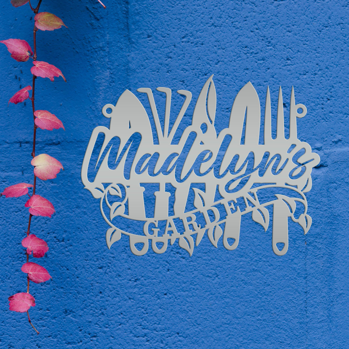 Gardener's Gift - Personalized Metal Garden Sign for a Unique Outdoor Yard Decor - Perfect Gift For Her