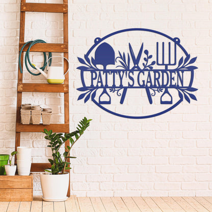 Personalized Garden Sign, Hanging Garden Sign
