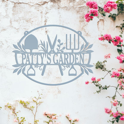 Personalized Garden Sign, Hanging Garden Sign