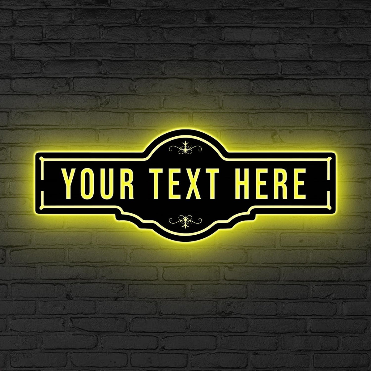 Custom Metal Sign LED Lights, Outdoor Sign, Personalized Metal Wall Art, Perfect Gift Man Cave Sign, Man Cave Decor, Custom Design Sign