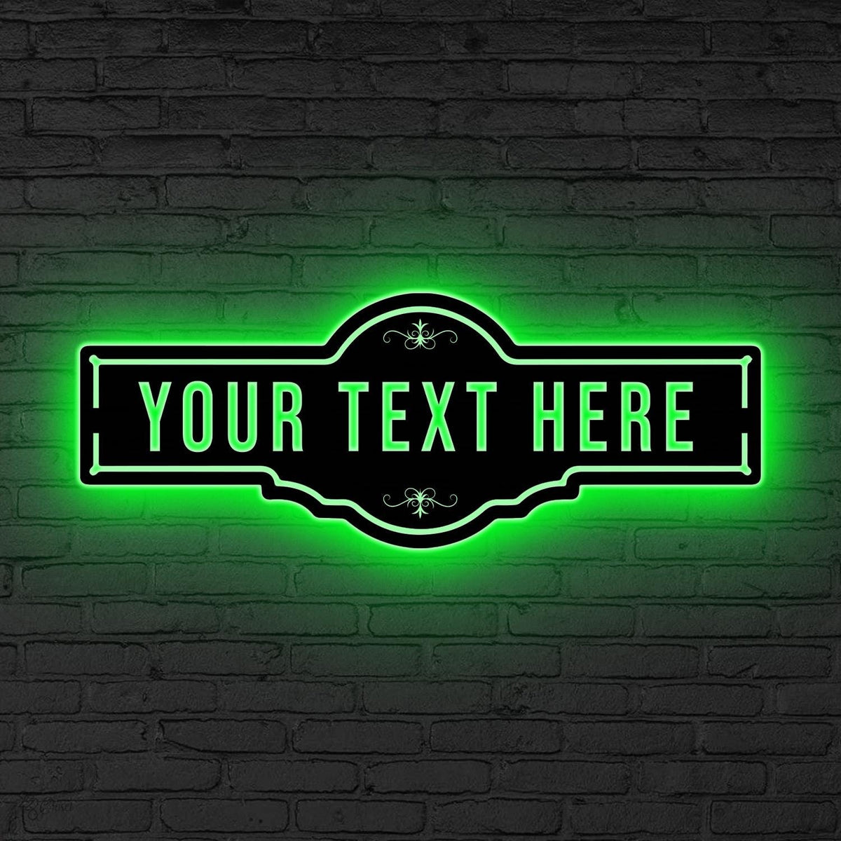 Custom Metal Sign LED Lights, Outdoor Sign, Personalized Metal Wall Art, Perfect Gift Man Cave Sign, Man Cave Decor, Custom Design Sign