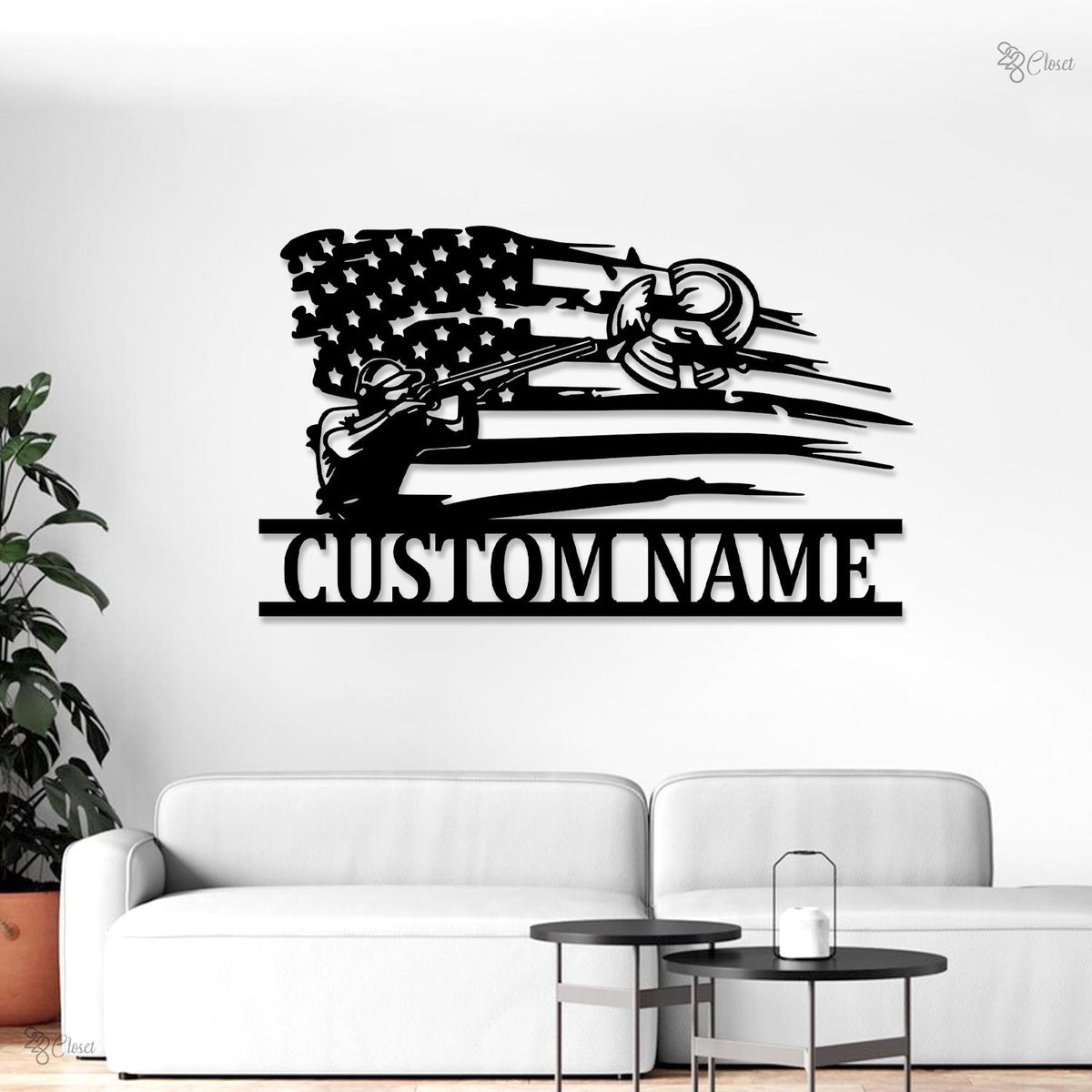 Custom Trap Shooting Metal Led, Personalized Trap Shooting Metal Sign Led, Dad Gifts, Gift for him Man Cave Decor, Trap Shooting Gift Xmas