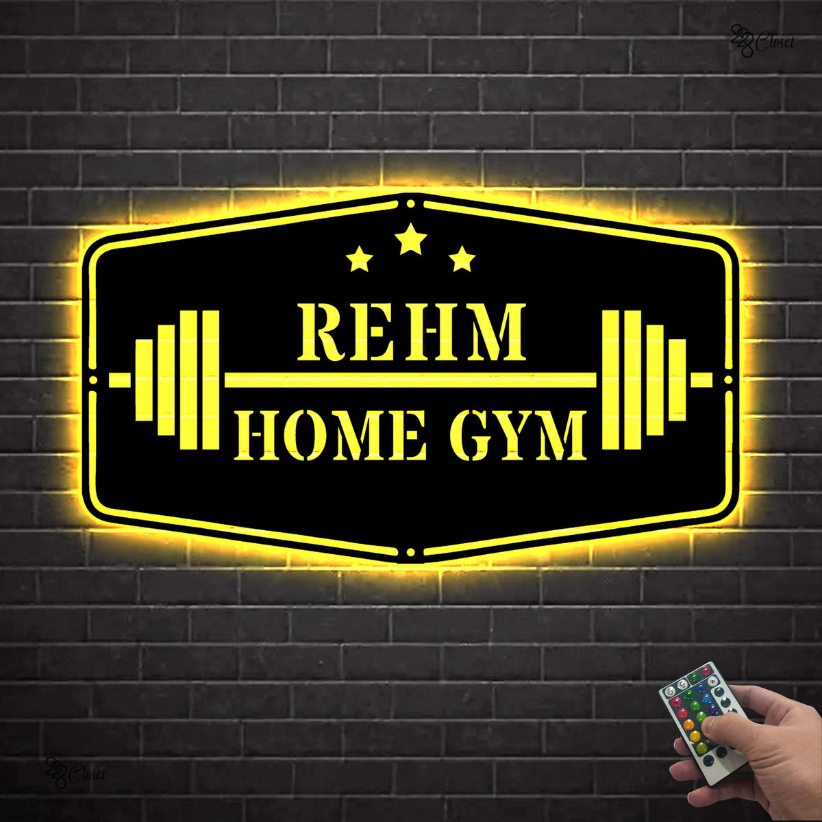 Custom Home Gym LED Sign, Personalized Fitness Room Light Decor, Muscle Gym Neon Sign, Fitness led decor, Muscle room sign,Workout room sign