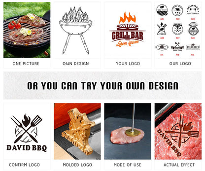 Personalized steak branding iron Electric Branding Iron for cake, burger branding iron