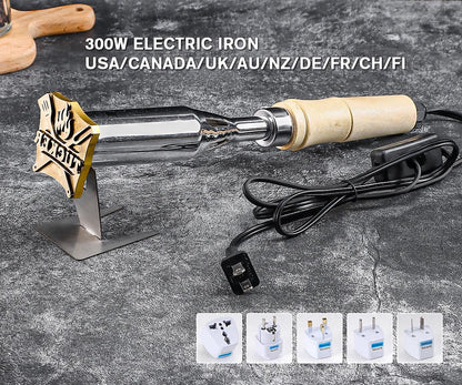 Custom branding iron for steak,Electric Burger burning stamp.