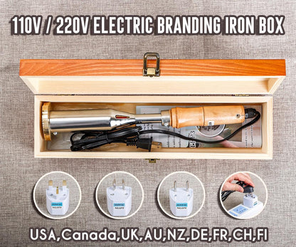 Custom branding iron for steak,Electric Burger burning stamp.