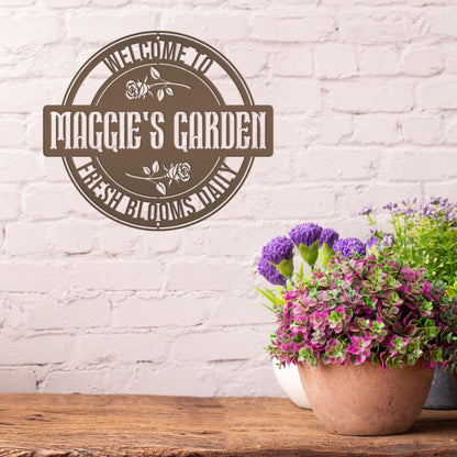 Custom Rose Garden Sign