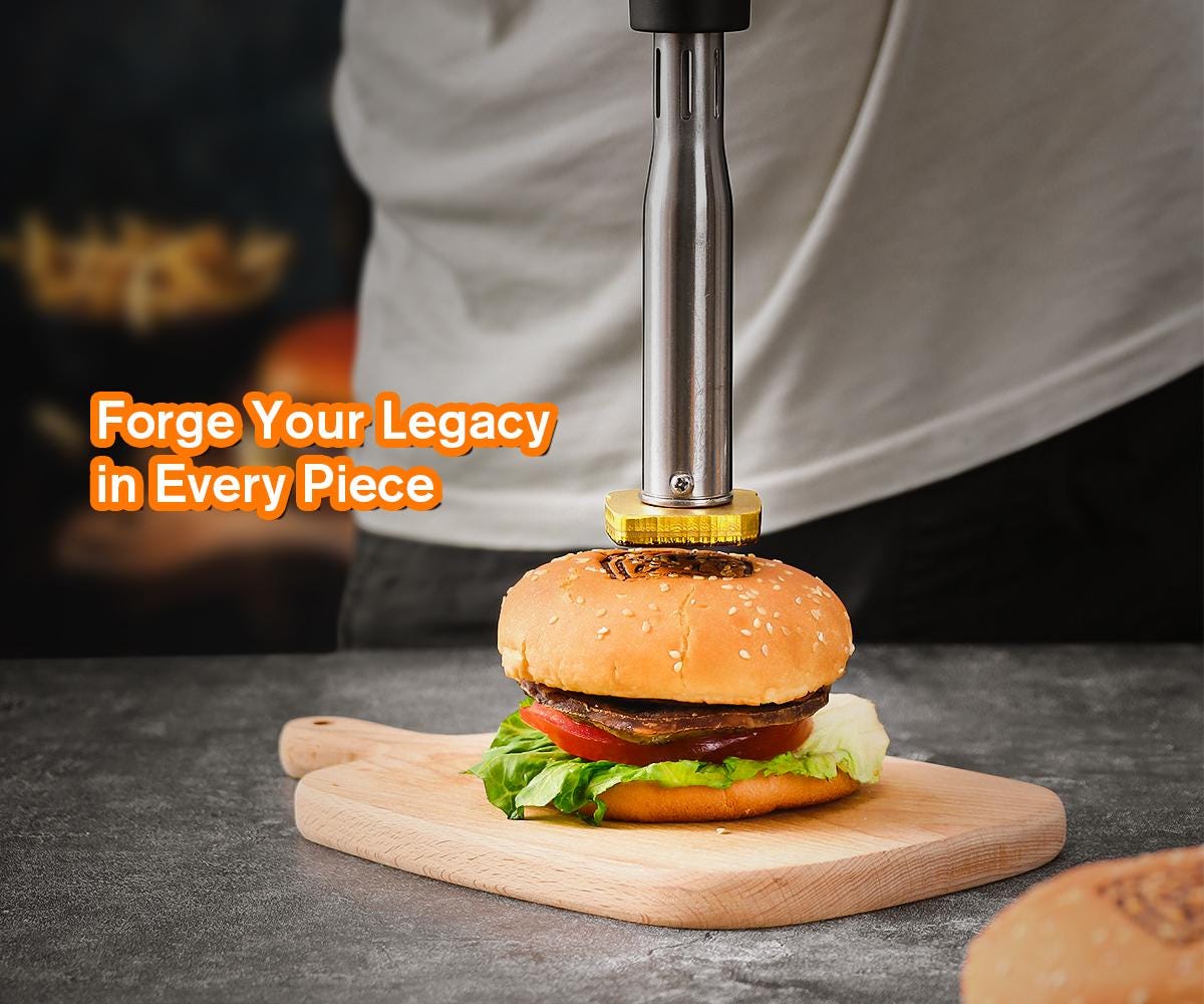 Oven theme logo seal branding iron,Custom branding iron for chef,Electric branding iron for Steak,Christmas gift for father.