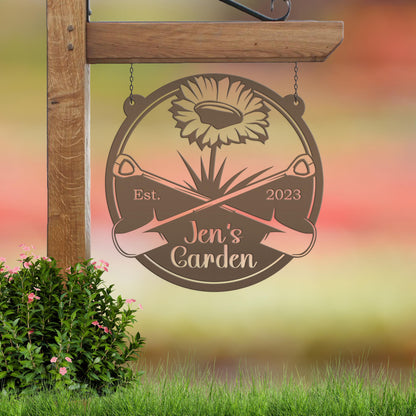 Custom Garden Sign, Veggie Garden Decor, Mother's Day Gift Idea, Garden Club Sign