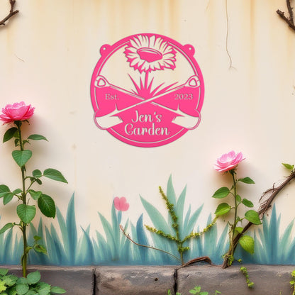 Custom Garden Sign, Veggie Garden Decor, Mother's Day Gift Idea, Garden Club Sign