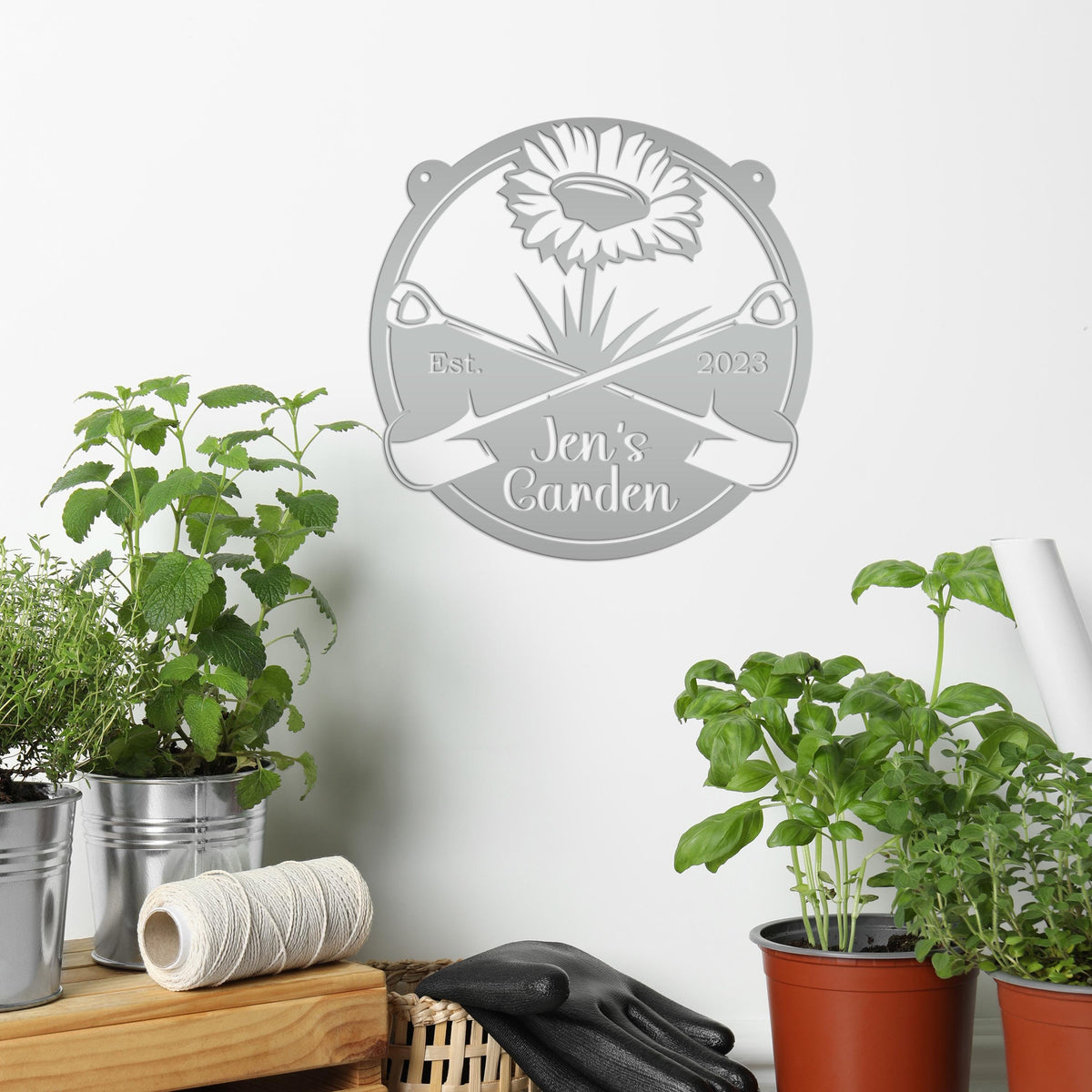 Custom Garden Sign, Veggie Garden Decor, Mother's Day Gift Idea, Garden Club Sign