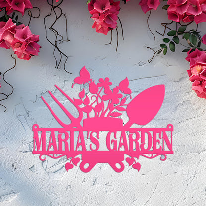 Custom Garden Tools Sign - Outdoor Garden Sign - Custom Garden Stake - Mother's Day Gift