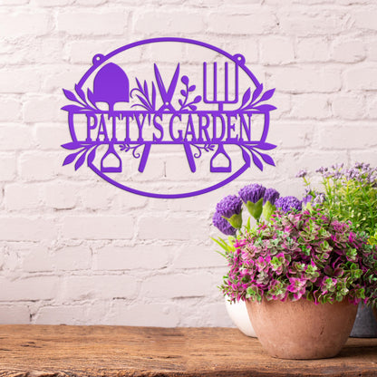 Personalized Garden Sign, Hanging Garden Sign