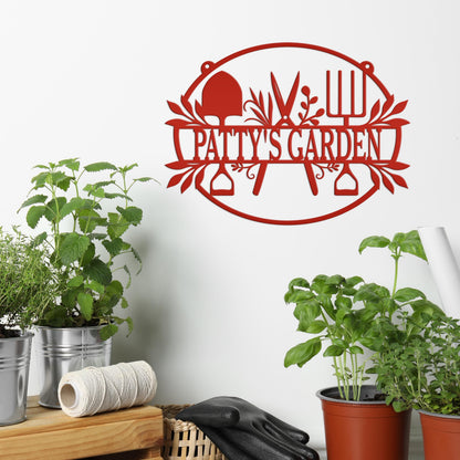 Personalized Garden Sign, Hanging Garden Sign