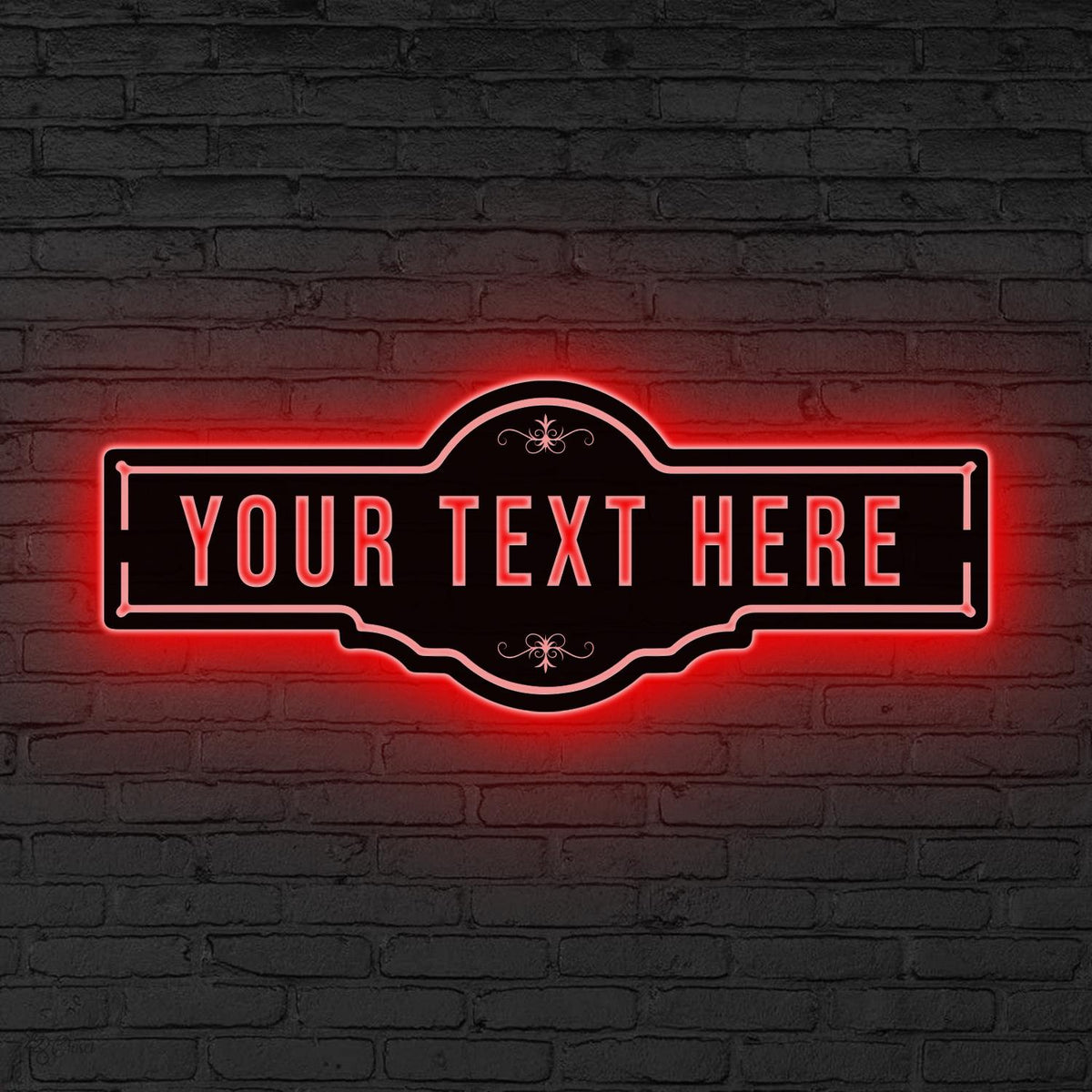 Custom Metal Sign LED Lights, Outdoor Sign, Personalized Metal Wall Art, Perfect Gift Man Cave Sign, Man Cave Decor, Custom Design Sign