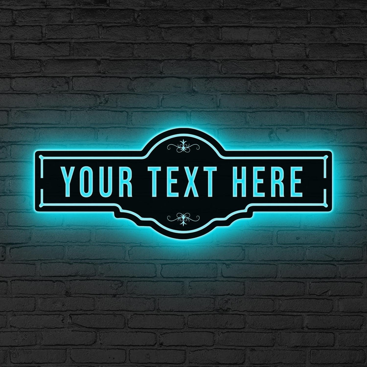 Custom Metal Sign LED Lights, Outdoor Sign, Personalized Metal Wall Art, Perfect Gift Man Cave Sign, Man Cave Decor, Custom Design Sign