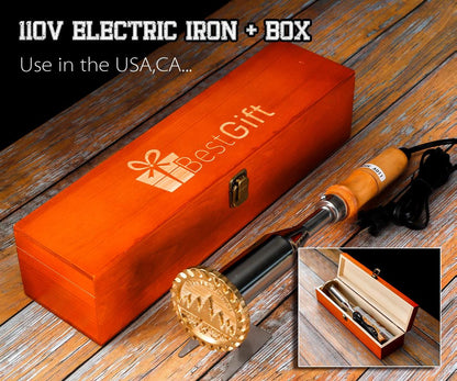 Custom electric branding iron for wood,Personalized Branding Iron -Tree,Adjustable iron Electric brand iron,Custom Brand Iron